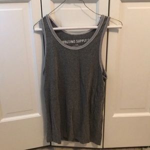 Grey Athletic Fit Tank Top